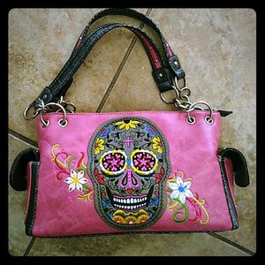 Western skull purse